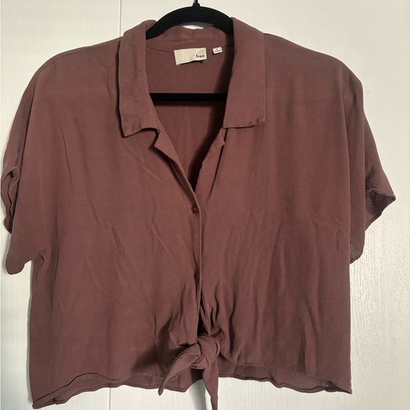 Wilfred Free Tie-front shirt - size small - Picture 1 of 2